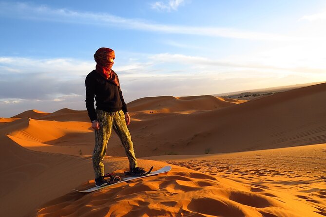 Evening Desert Safari Tour with Sand Surfing, BBQ Dinner (Exclusive Car) - Sunset Photos in the Open Desert