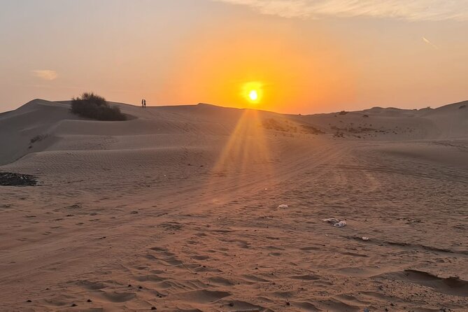 Evening Desert Safari with BBQ Buffet Camel Ride and Arabic Shows - Belly dancing, fire, and Tanoura after dark