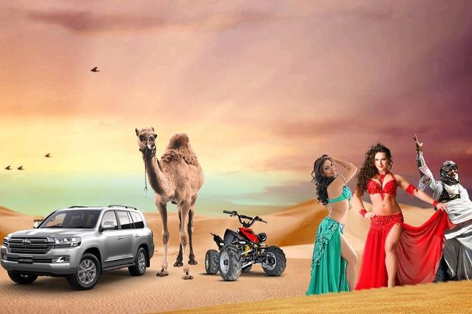 Evening Desert Safari with BBQ Dinner & 7 Live Show's - The drive toward Jannat Desert Safari Camp