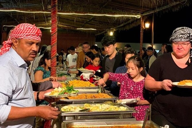 Evening Dubai Desert Safari Experience with Dinner and Shows - Group size, comfort, and the pace of seven hours