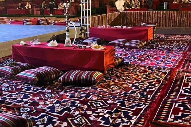 Evening Red Dune Desert Safari in Dubai with BBQ Dinner - Belly Dancing, Tanoura, and Fire Shows