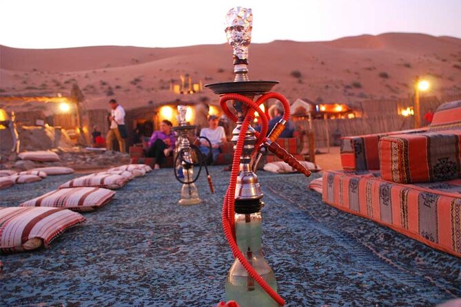 Evening Red Dunes Desert Safari: BBQ Dinner & Adventure Awaits! - The camp: Arabic coffee, henna, dress, and shisha