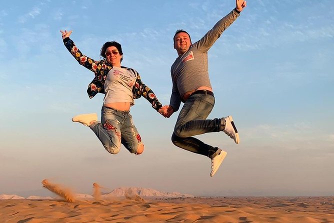 Evening Red Dunes Desert Safari Private Only Dune Bashing - The camel ride is brief but worthwhile
