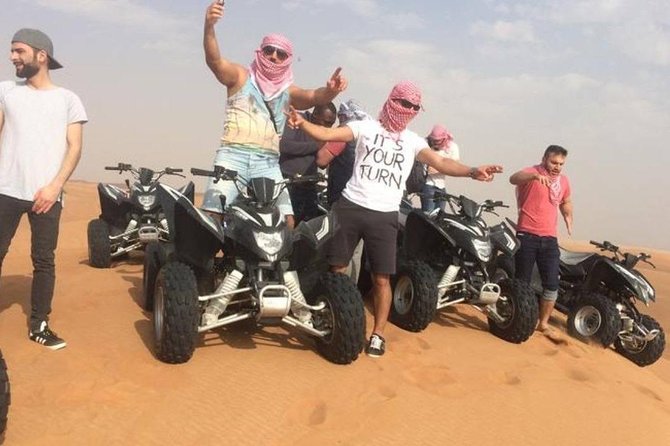 Evening Red Dunes Safari with Quad Biking, BBQ Dinner & LiveShows - The guides make the difference