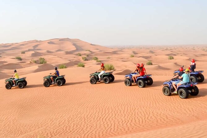 Exciting Morning Desert Safari & Thrilling Quad Bike Ride - Pickup from Dubai in a 4x4 SUV