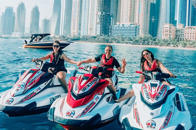 Exclusive 1HR Jet Ski Tour- Burj al Arab & Atlantis - The Atlantis and The World Islands viewpoint