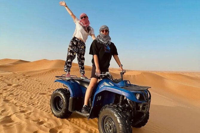 Experience Red Dune Safari Shows, Camels, BBQ & ATV Bike in Dubai - Guides can shape the whole experience