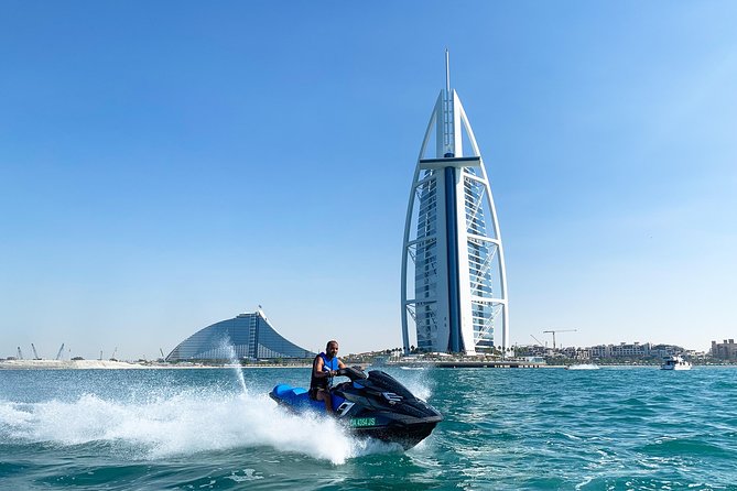 Fastest Jet Ski with Dubai Skyline, Burj Al Arab Views and Juice - The jet ski and sharing arrangements