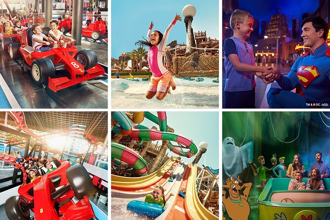 Ferrari World Abu Dhabi Admission Tickets (optional) - What the 44 attractions mean for your day