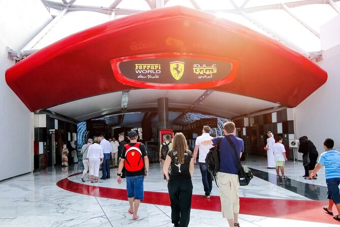 Ferrari World Abu Dhabi Ticket - Ferrari cars, exhibits, shows, and characters