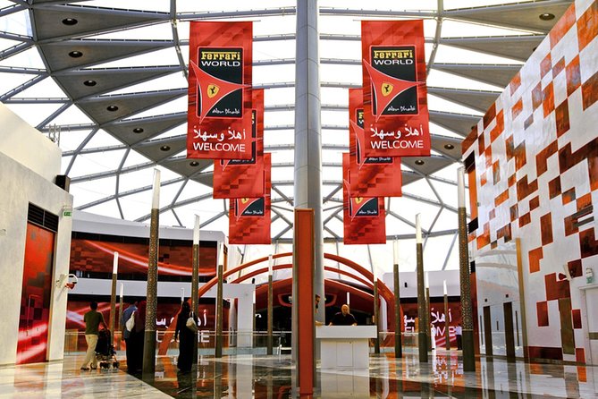Ferrari world & Warner bros. parks with transfer from Dubai - Ferrari World and the rush of Formula Rossa