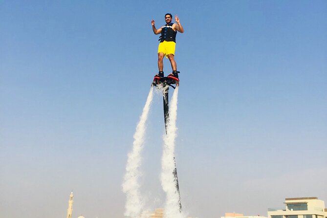 Flyboard Experience in Dubai - 30min - Learning to stand above the Gulf