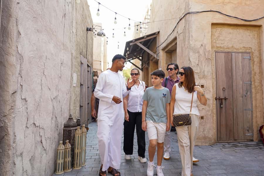 From Abu Dhabi: Dubai City Tour with Creek, Abra & Old Souks - Burj Al Arab from Jumeirah Beach