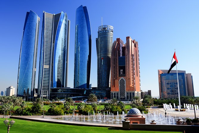 From Abu Dhabi: Sheikh Zayed Mosque, Royal Palace & Etihad Tower - Qasr Al Watan: grand interiors, with a self-guided visit