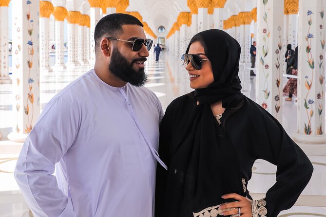 From Dubai To Abu Dhabi: Royal Palace, Grand Mosque &Etihad Tower - Abu Dhabi Corniche and the Emirates Palace photo stop