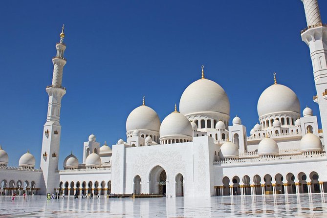 Full Day Abu Dhabi City Tour + BAPS Mandir Visit, guide transfer - Yas Island and the Ferrari World Photo Stop