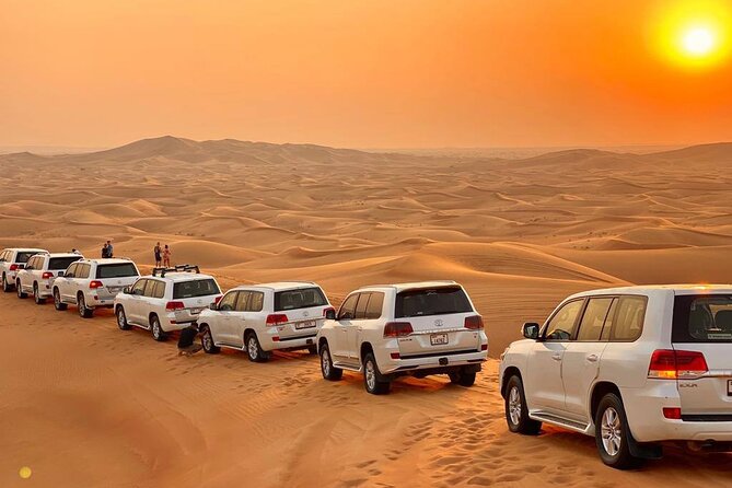 Full-Day Dubai Desert Safari Tour - Henna, shisha, falcons, and the evening program