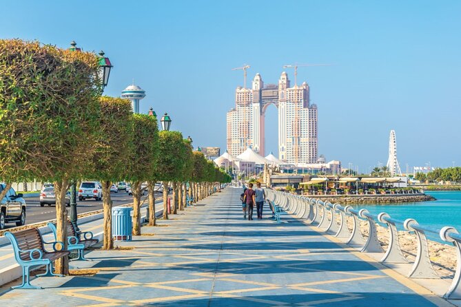 Half day City Tour of Abu Dhabi with Sheikh Zayed Grand mosque - Emirates Palace, the Corniche, and the skyline