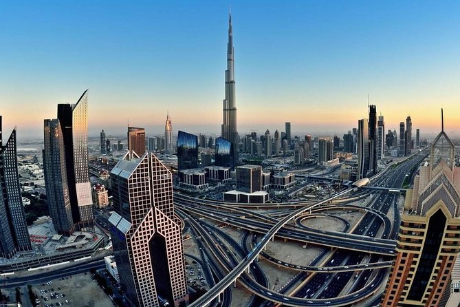 Half Day Dubai City Tour & visit to Dubai Aquarium Underwater Zoo - Burj Khalifa: a photo stop, not an observation-deck visit