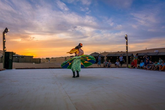 Half-Day Dubai Desert Safari With 7 Live Shows and BBQ Dinner - Seven live shows after dark