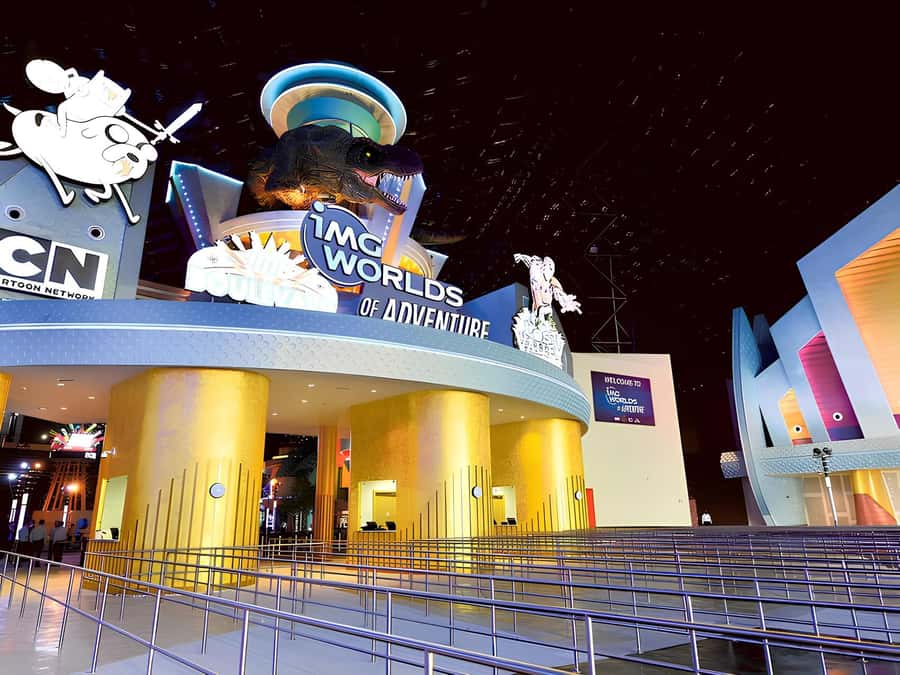 IMG Worlds of Adventure Entry Ticket with Hotel Transfers - Roller coasters are the main reason to visit