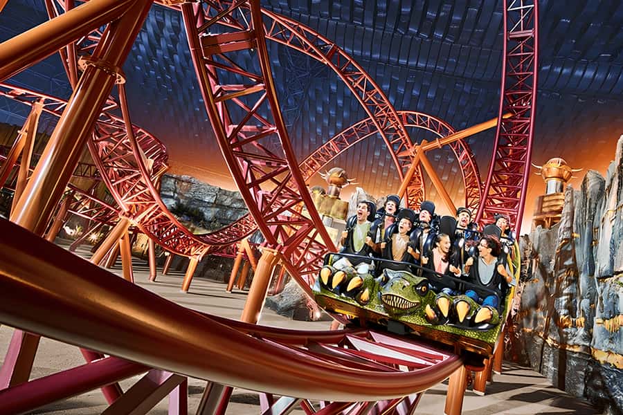 IMG Worlds of Adventure Entry Ticket with Hotel Transfers - The Marvel and superhero areas bring the biggest thrills