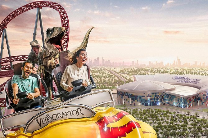 IMG Worlds of Adventure Ticket with Optional Fast Track Upgrade - Food, lockers, shops, and the extra budget