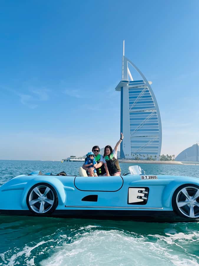 Jet Car: Squad Goals, 4 Seats. 1 Epic Ride Dubai - Longer rides, wider views