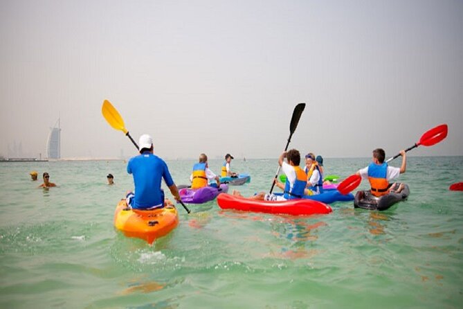 Kayak In Dubai Jumeirah Beach - With Free Transfer - Dubai skyline views from a lower angle