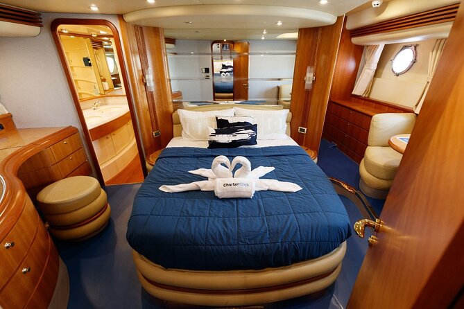Luxury Yacht Private Rental from Dubai Marina - Crew service and onboard basics