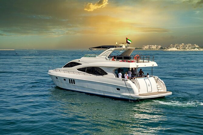 Majesty 77ft Diamond Dust — Dubai's best yacht rental - What the Dubai route can include