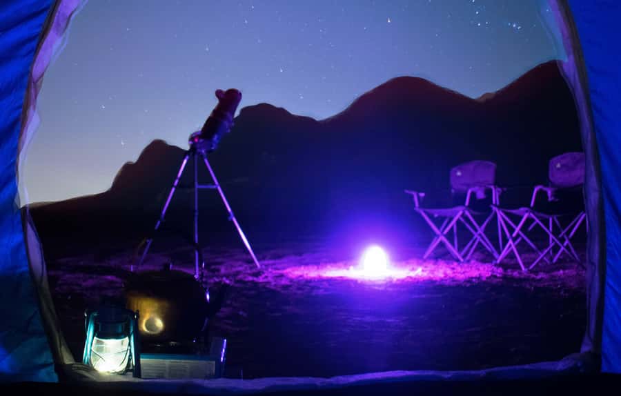 Mleiha Desert Safari with Sandboarding, Stargazing & Dinner - Stargazing under a dark desert sky