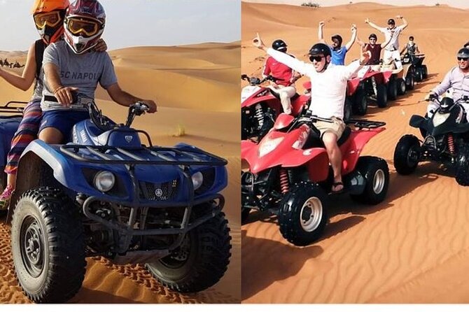 Morning Desert Safari, 25 Minutes ATV with 20 minutes Camel Ride - Who will enjoy this safari most