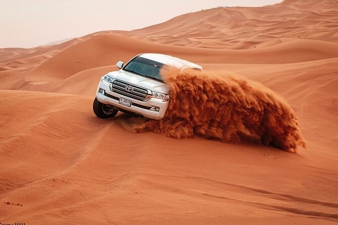 Morning Desert Safari Dubai Tour with Camel Ride and Breakfast - Reaching the Lahbab dunes before the heat