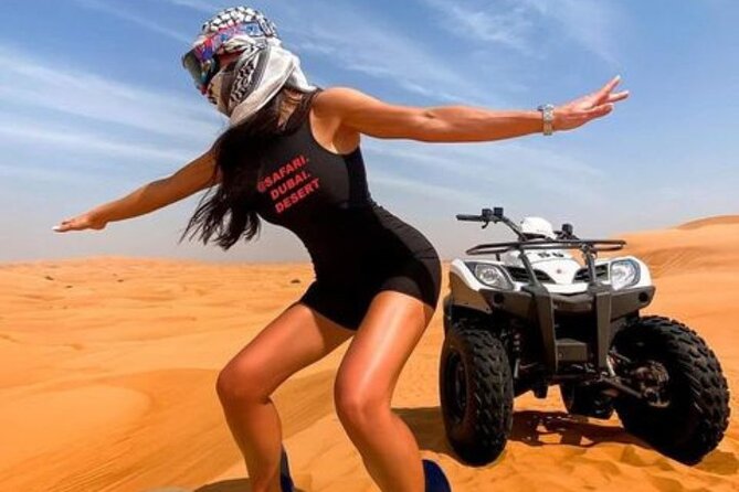 Morning Desert Safari Dubai Tour with Camel Ride and Breakfast - A private 4x4 ride across the desert