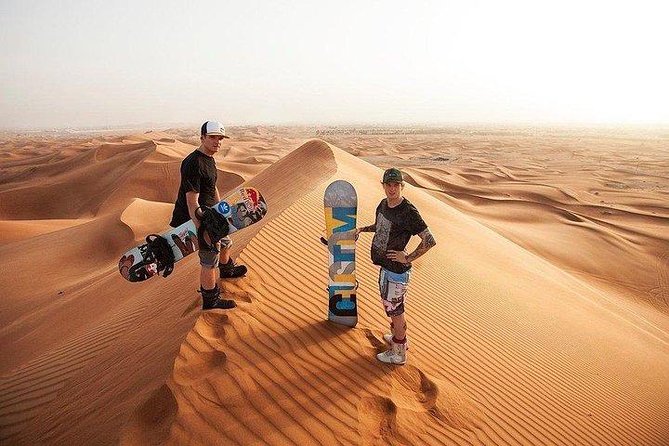 Morning Desert Safari with Quad Bike, Camel Ride & Sandboarding - Quad Biking Across the Red Sand