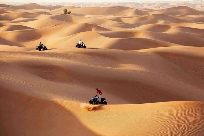 Morning Desert Safari with Quad Bike Tour Abu Dhabi - Drinks, dates, and the optional breakfast