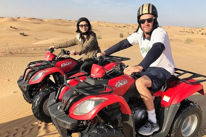 Morning Desert Thrill: Dune Bashing, 30min Quad Bike & Camel Ride - Dune bashing in a 4x4