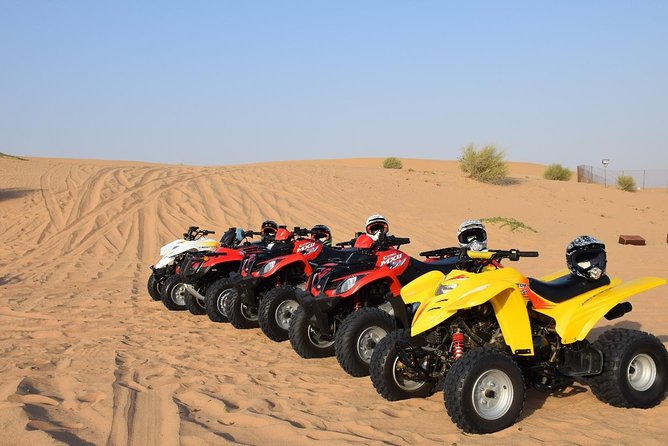 Morning Dubai Desert Safari with Camel Ride & Sand boarding - Shared Land Cruiser or private vehicle
