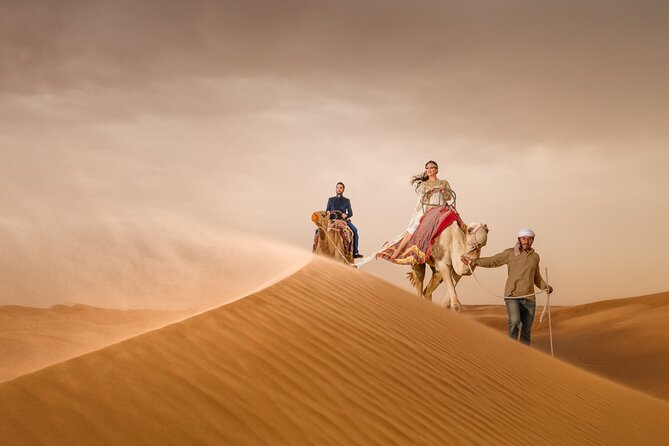Morning Thrill: Exciting Desert Safari Adventure Camel Ride Dubai - Getting out of Dubai in a 4x4 SUV
