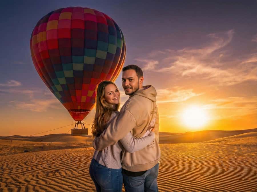 Noble Life Sunrise Hot Air Balloon Ride Over Dubai Desert - The 3:30 to 4:15 AM Start