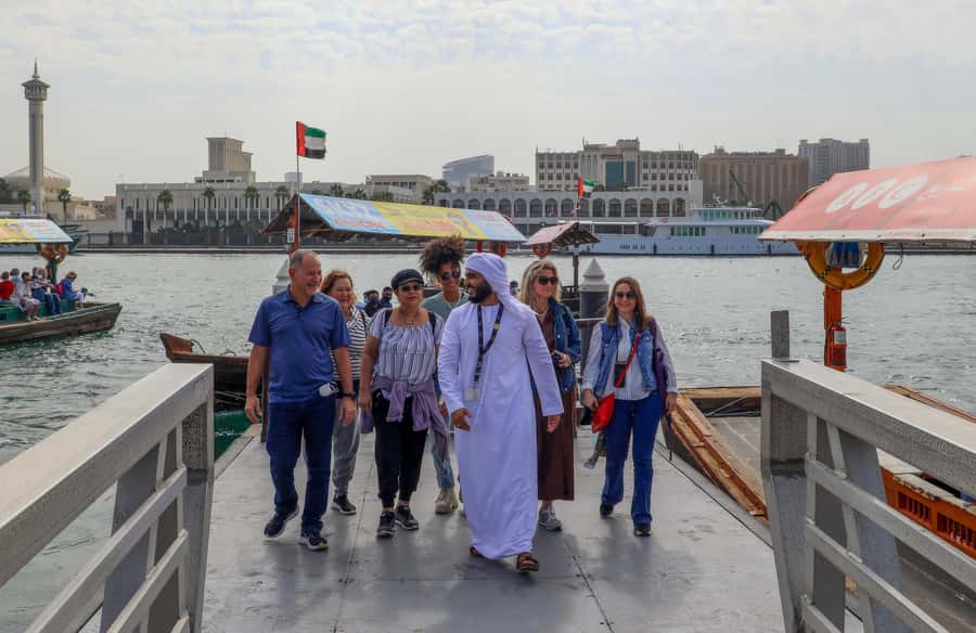 Old Dubai Historic Guided Tour: Creek, Street Food & Souks - The Spice Souk’s colors and sales pitch