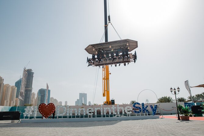 On Air Dinner Adventure in Dubai - Arriving near Dubai Marina
