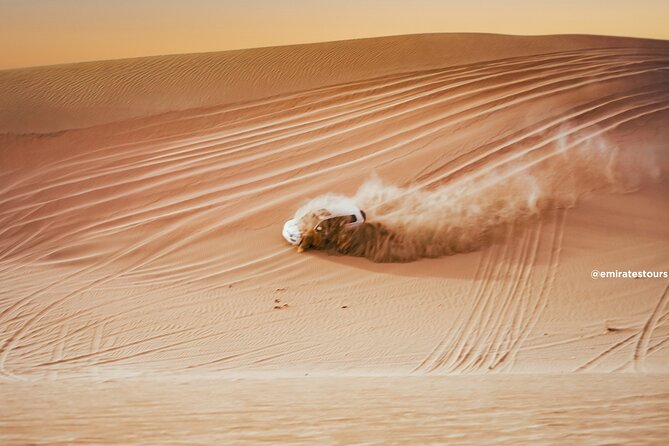 Overnight Desert Safari with BBQ Dinner & Breakfast Abu Dhabi - Arriving at the Bedouin-style camp
