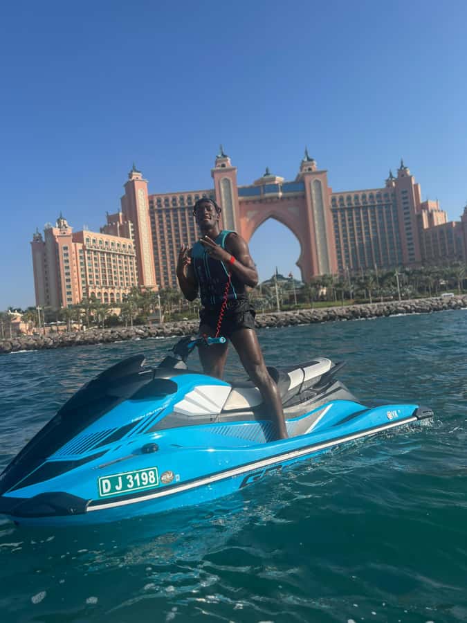 Palm Jumeirah: 1.5-Hour Guided Jet Ski Tour - Burj Al Arab from the sea