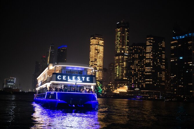 Premium Celeste Dinner Cruise on Dubai Creek with Heritage Views. - Key points at a glance