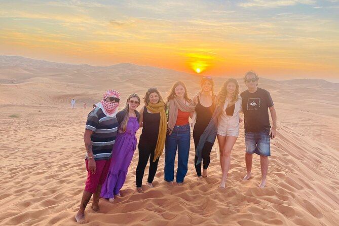 Premium Desert Safari Dubai : Dune Bashing, Camel Ride with BBQ - Reaching the red dunes from Dubai