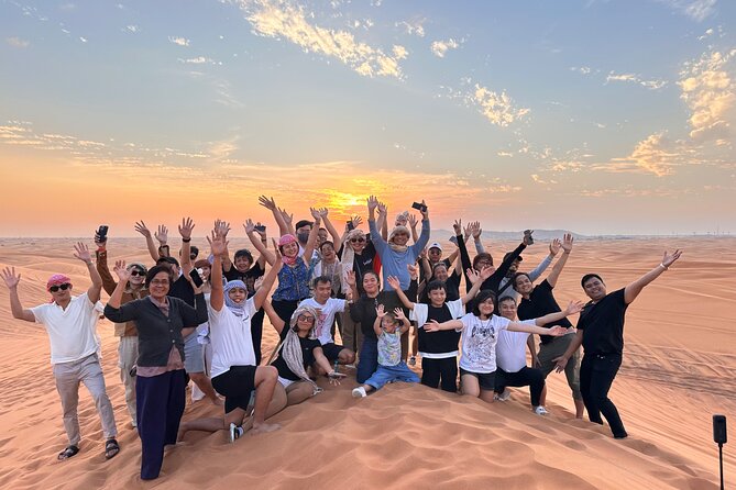 Premium Desert Safari Dune Buggy Camel Ride Sandboard & BBQDinner - Arabic music and three live entertainment shows