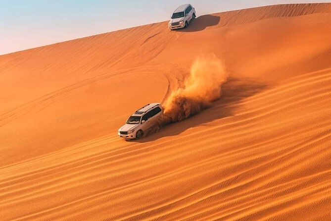 Premium Desert Safari Tour with BBQ Dinner Dubai - Starting with a prepared 4x4 pickup