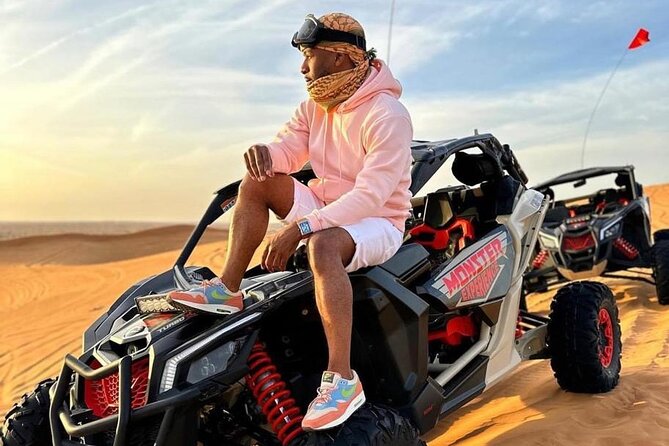 Premium Desert safari With Dune buggy camel ride BBQ dinner - Key points before you book